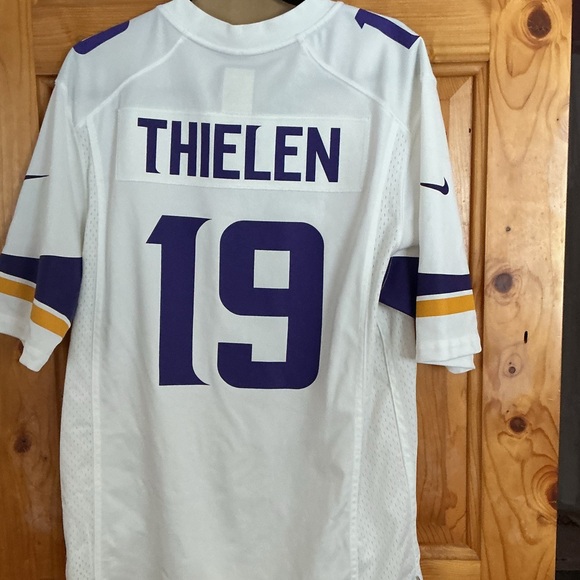 Nike Minnesota Vikings Adam Thielen #19 Jersey Size Medium White NFL Football - Picture 8 of 13
